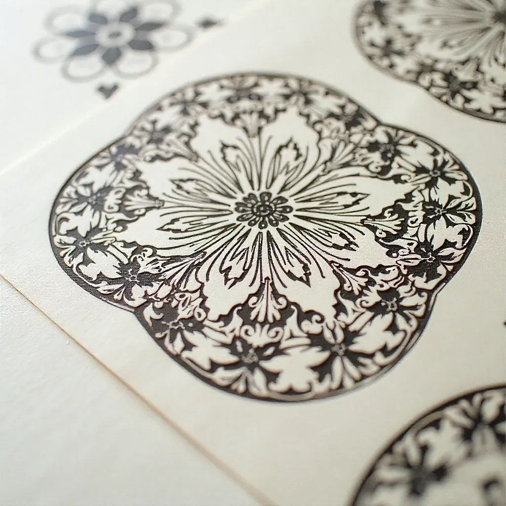 Textured surface print